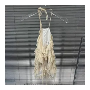 Shein Cream Ruffle Blouse thumbnail 5