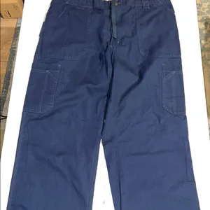 Carhartt Blue Cargo Pants Durable Scrubs with draw string XL thumbnail 1