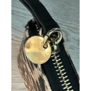 Nine West Cheeetah Black Gold Zip Wallet thumbnail 9