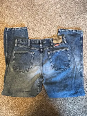 Wrangler Men's Dark Blue Straight-Leg Jeans thumbnail 4