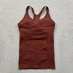 Lululemon Ebb To Street Tank Top Smoky Red Athletic Athleisure Women's 6 thumbnail 2