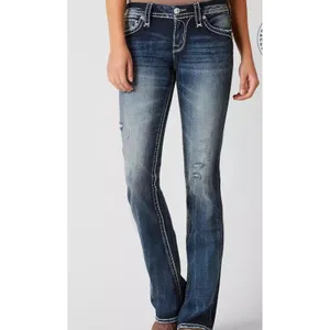 Rock Revival Womens 28 Sundee Bootcut Jeans Embroidered Flap Pockets‎ Stretch thumbnail 4