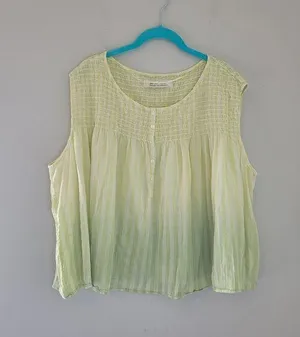 Free People We The Free Little Bit of Something Ombre V-Neck Top thumbnail 1