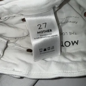 Mother The Looker Crop White Preppy Designer‎ Classic Skinny Jeans 27 thumbnail 8