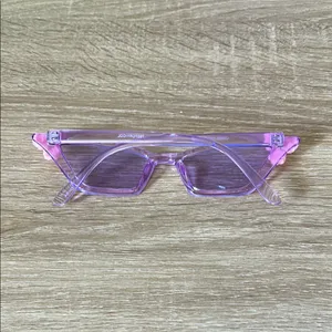 Purple Sunglasses with Pink Rose Accents thumbnail 2
