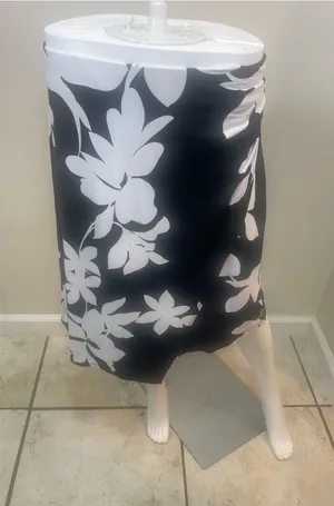 Tommy Bahama Black and White Patterned Top thumbnail 1