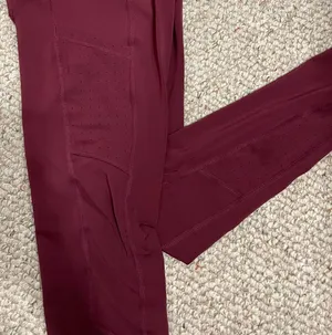 Champion Maroon Hi Waisted Leggings thumbnail 4
