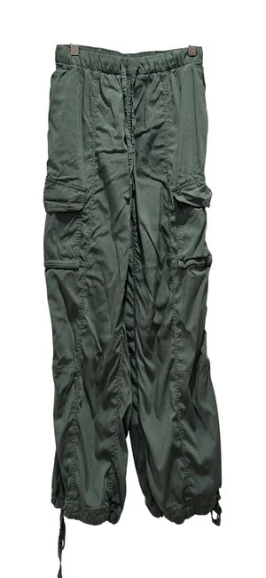Lululemon XXS Dance Studio Cargo Pants Mid Rise‎ Green Drawstring Waist Jogger thumbnail 1