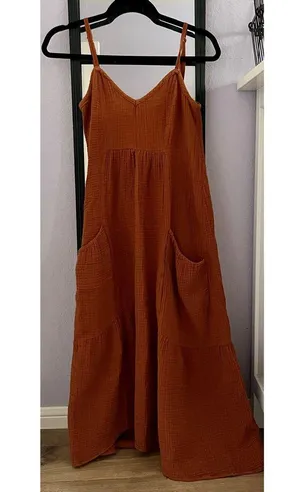 Zara Gauze Maxi Dress thumbnail 1
