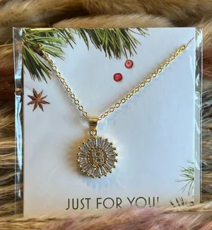 NWT Letter B - Mini Pave Alphabet Pendant Gold Necklace thumbnail 1