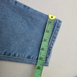 Levis High Waisted Mom‎ Jeans Medium Wash Blue Tapered Leg Stretch Denim Size 29 thumbnail 9