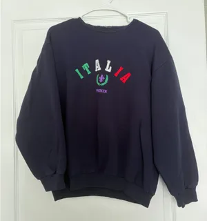Vintage Italia Navy Crewneck thumbnail 1
