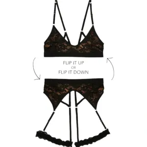 Revolve Free People We Are Hah‎ Black Guard Her Lace Bra Medium thumbnail 6