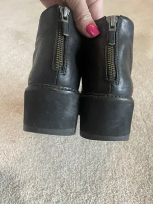 Eileen Fisher Casey Tumbled Nubuck Wedge Bootie‎ Size 6 thumbnail 7