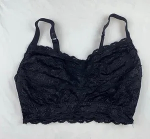 Lace Bralette Black Size M thumbnail 1