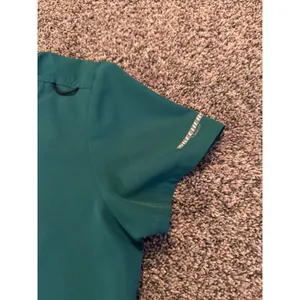 Skechers Women's Teal Green Short Sleeve‎ Scrub Top Size Small thumbnail 3