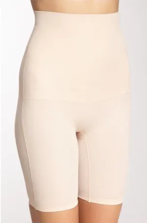 Skinnygirl Shaping Sonic Edge Long Leg Shaper in Tan Size Small NWT thumbnail 1