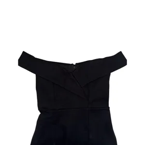Lulus Black Off The‎ Shoulder Bodycon Dress Front Slit XS NEW thumbnail 5