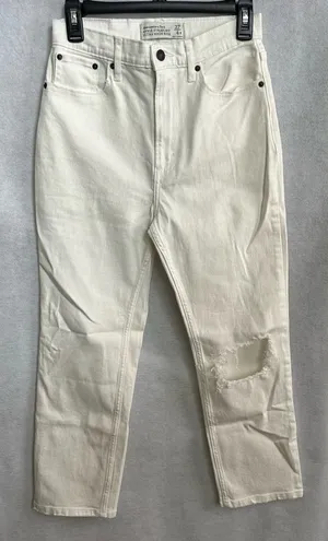 Abercrombie & Fitch Women’s Ankle Straight Ultra High Rise Jeans thumbnail 1
