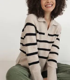 Aerie unREAL oversized Polo Sweater size xxs thumbnail 1