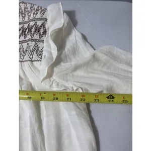 Women's Perch By Blu Pepper Boho Long Sleeve Tunic Top Size 1XL Shirt Cottage thumbnail 9