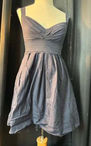City Triangles Navy Blue Fit‎ & Flare Mini Dress Tulle Crinoline Size 5 thumbnail 1