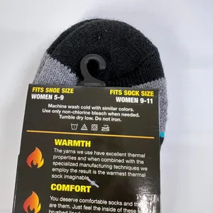Escape Heat Insulated Thermal Socks Women 9 11 Gray Black Aqua‎ Stripe Cozy Warm thumbnail 9