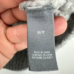Aerie Womens XS Gray Cable‎ Knit Mock Neck Pullover Sweater Casual Warm Cozy thumbnail 6