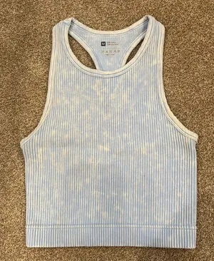 Light blue wash tank top Size M thumbnail 1
