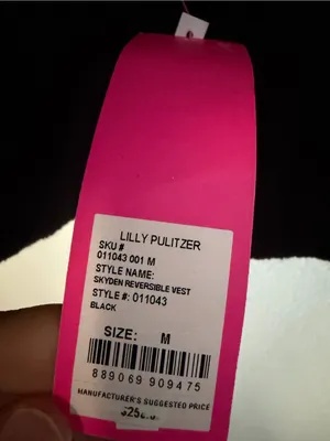 NWT Lilly Pulitzer Skyden Reversible Vest Black Soft Suede and Plush Sherpa thumbnail 6