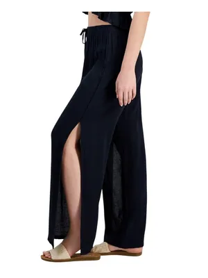 NWT Miken Juniors Side-Slit Cover-up Pants I6596P380 Black XL thumbnail 3