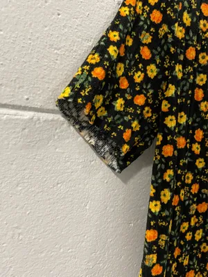 ZARA Floral Top thumbnail 3