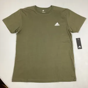 Adidas Golf Men’s Cotton Short Sleeve T-Shirt Tee Green Large NEW! Retail $25 thumbnail 1