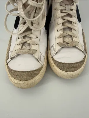 Nike Blazer Mid '77 Vintage CZ1055-100 White Black Shoes 2021 Womens Size 8.5 thumbnail 13