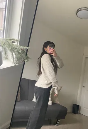 Ribbed sweater Tan Size M thumbnail 3