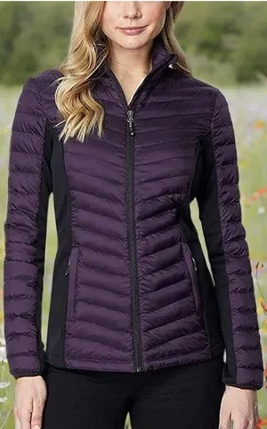 32 Degrees Heat Purple Quilted Zip Up Jacket Size Medium thumbnail 1