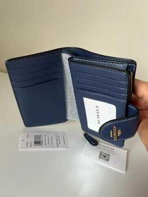 Coach Medium Corner Zip Wallet In Signature Canvas thumbnail 5