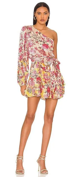and Hemant Nandita Mini Dress Floral thumbnail 1