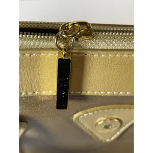 FZNzi Vintage Metallic Gold Satchel Handbag Studded Doctor Bag Top Handle Purse thumbnail 10