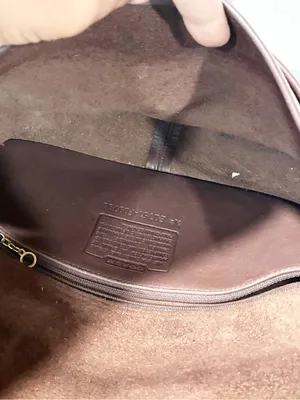 Vintage Coach 9790 Chocolate Brown Leather City Bag Shoulder Crossbody Purse thumbnail 4