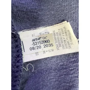 Aerie Purple Velour Oversize Sweater Sz Large Comfy Fall Festival Cottage D40 thumbnail 5