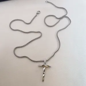 Cross Pendant Necklace for Men Women Streetwear Hip Hop Punk Unisex Style thumbnail 4