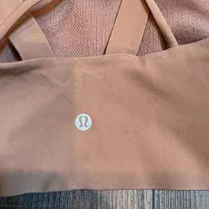 Lululemon Like a Cloud Longline Bra Brown Strappy Back Size 4 Yoga Workout thumbnail 3
