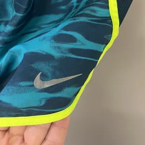 Nike Running Multi Textured Shorts w/ Mesh Drawstring & Built-In Underwear- Med. thumbnail 2