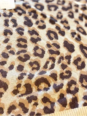 NWT a new day Women’s Leopard Print Crewneck Sweater Size XL thumbnail 2