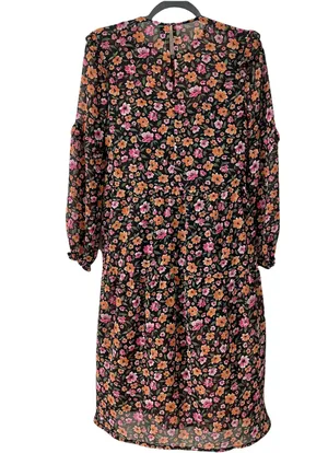 H&M Women’s Ruffle Trim Floral Midi Dress XS thumbnail 3