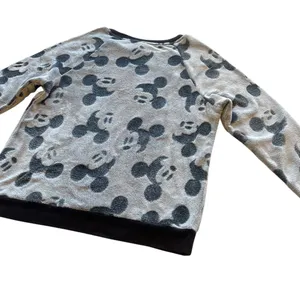 Disney Gray Mickey Mouse Plush Sweater Top thumbnail 3