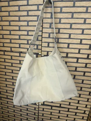 No boundaries tan studded shoulder handbag thumbnail 2
