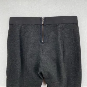 J. Crew Charcoal Stretch‎ Mid Rise Pixie Pant Seamed Skinny Exposed Zipper thumbnail 6
