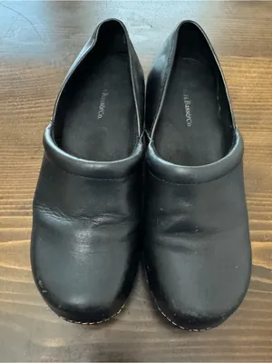 G H Bass Women Comfort Clogs Shoes Black Size 7M thumbnail 3